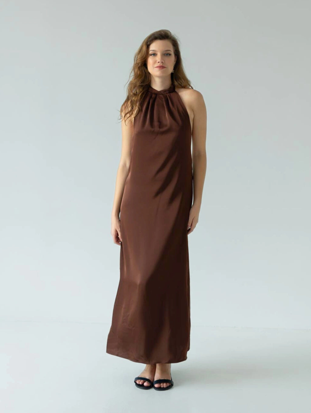 Agata Satin Dress