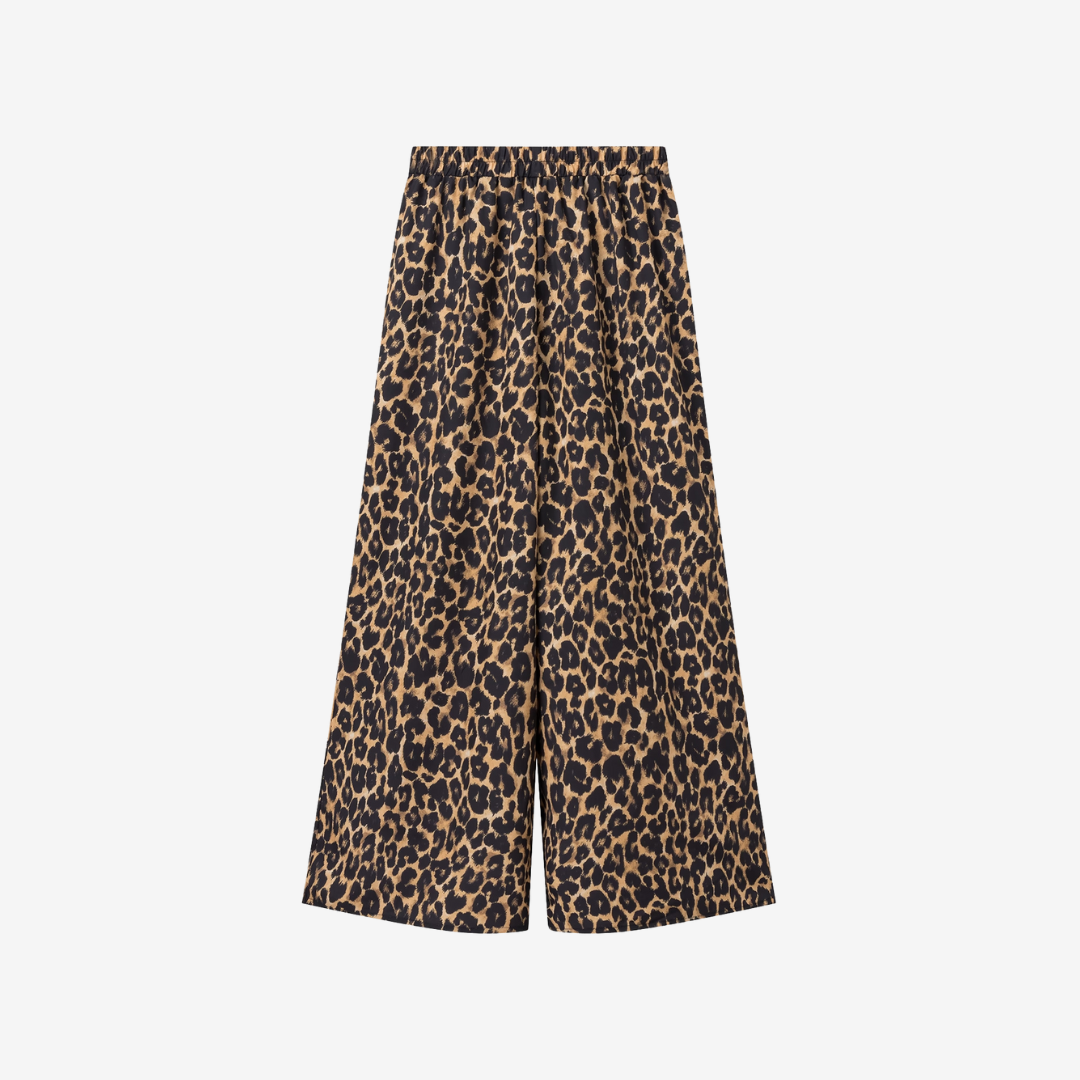 Rose Animal Print Pants