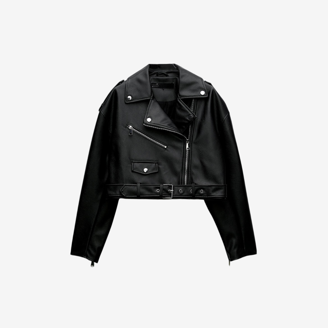 Olivia Faux Leather Jacket