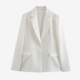 Elise White Tailored Blazer