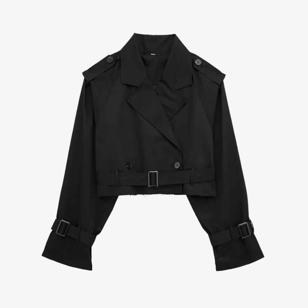 Luiza Cropped Trench Coat