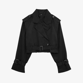 Luiza Cropped Trench Coat