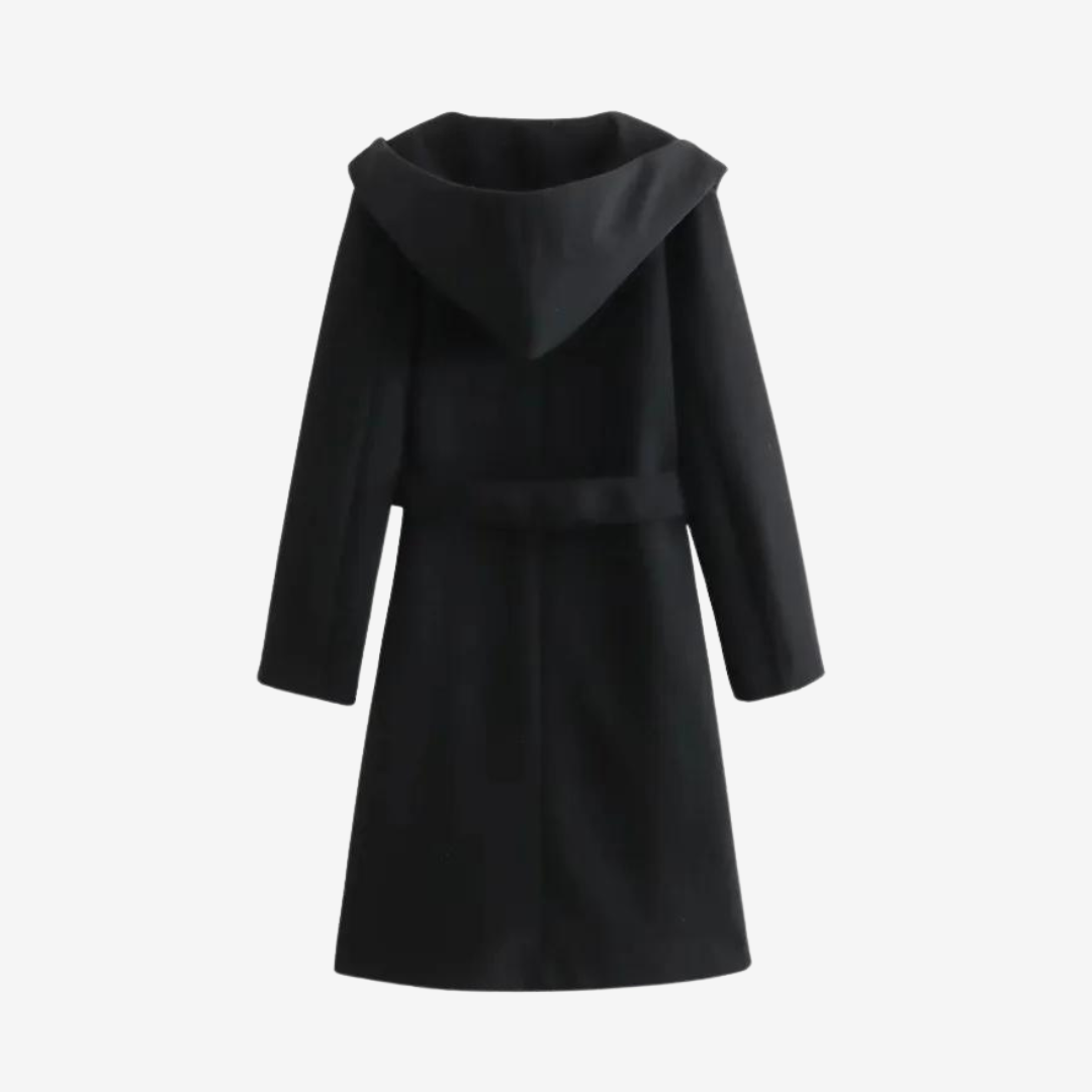 Iris Hooded Wrap Coat