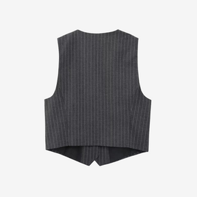 Pietra Pinstripe Vest - Set