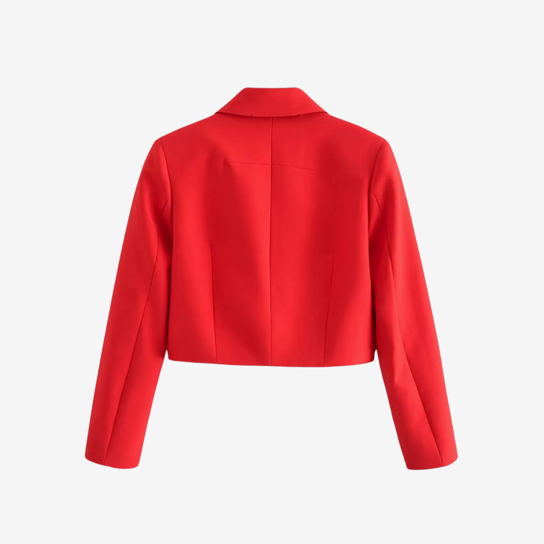 Penelope Cropped Tailored Blazer