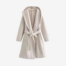 Iris Hooded Wrap Coat