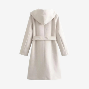 Iris Hooded Wrap Coat