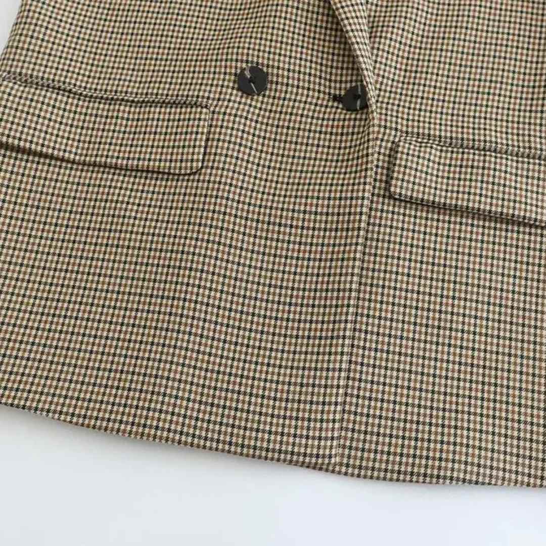 Dora Oversized Checked Blazer