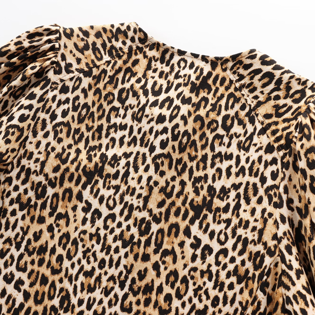 Lila Animal Print Shirt