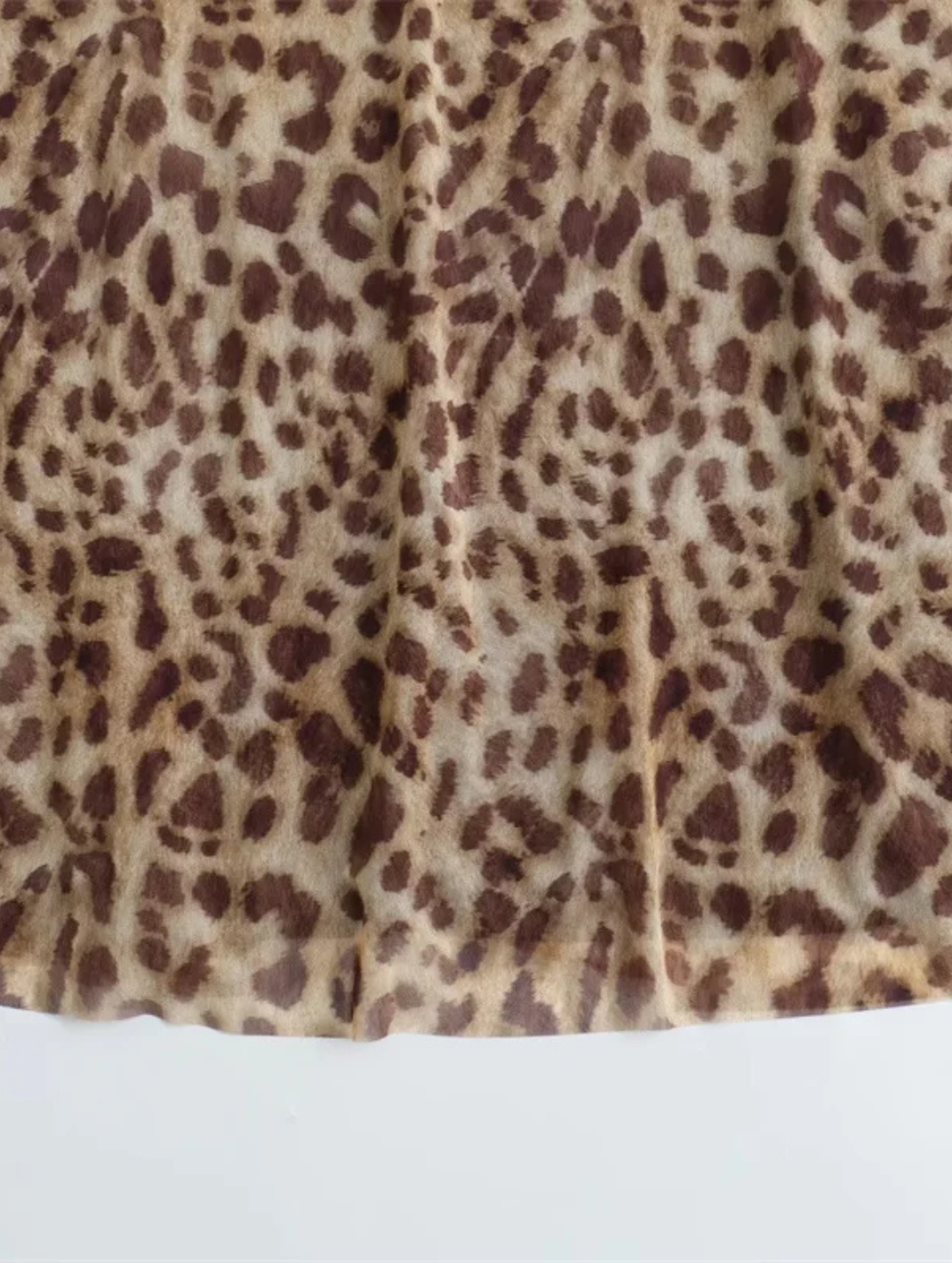 Animal Print Tulle Dress