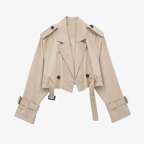 Luiza Cropped Trench Coat