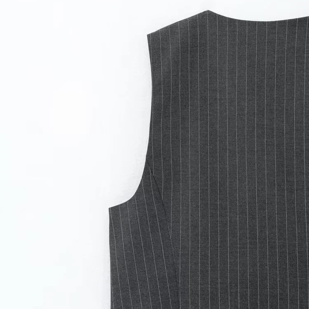 Pietra Pinstripe Vest - Set