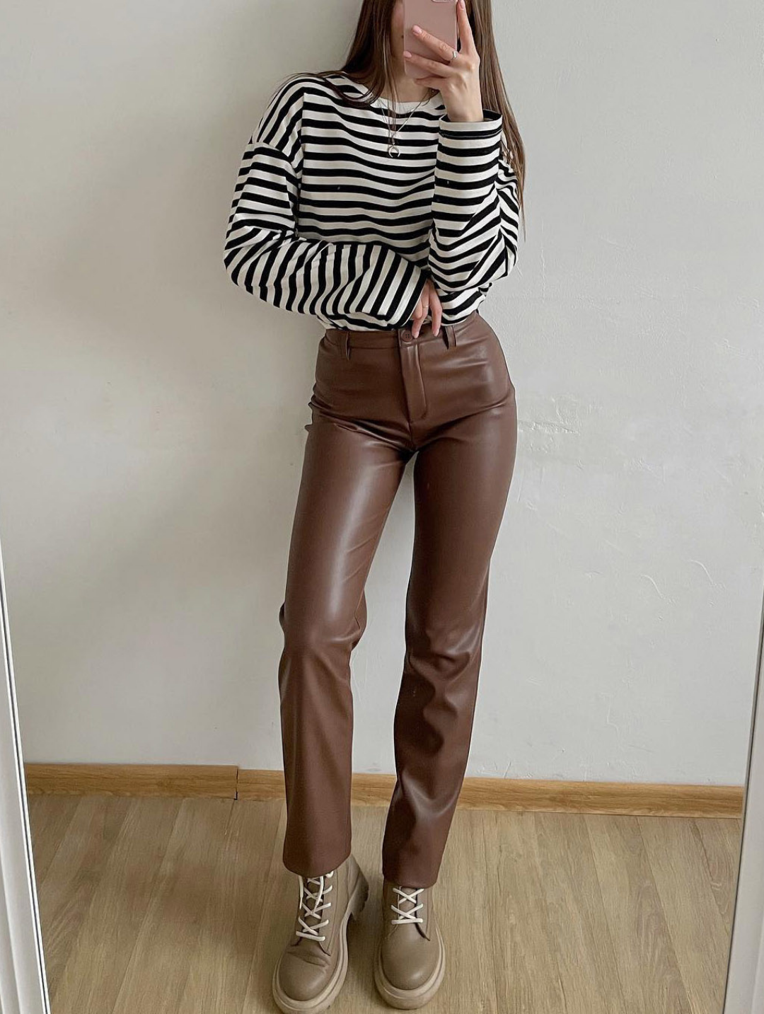 Ellen Faux Leather Pants