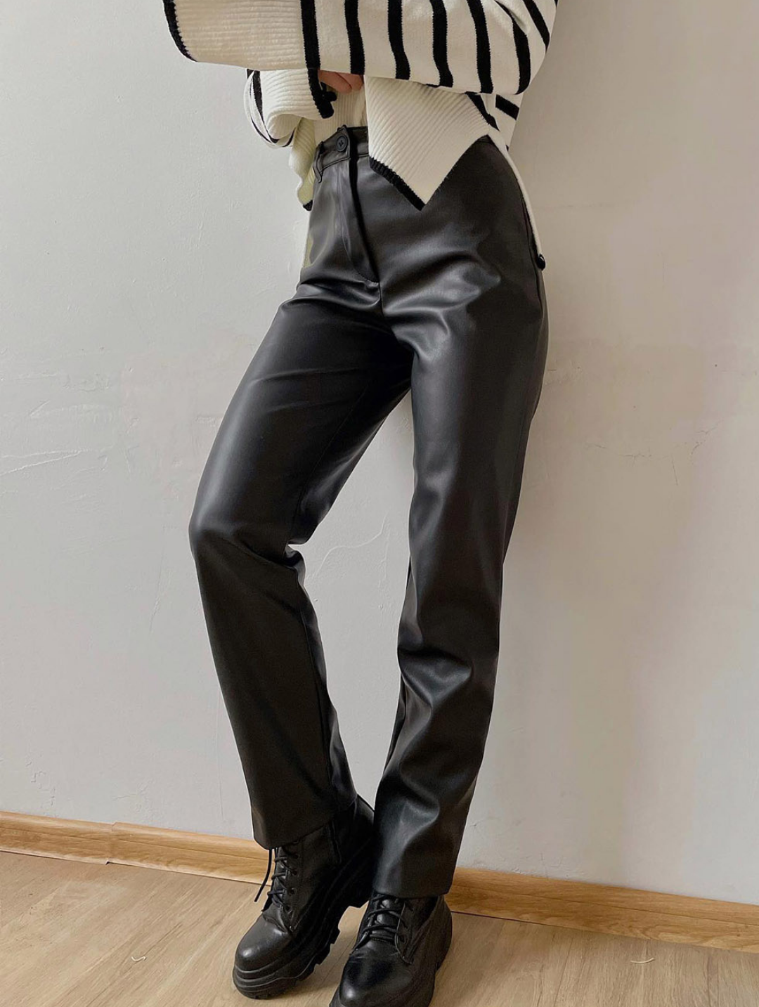 Ellen Faux Leather Pants