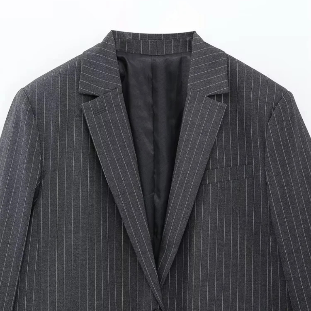 Pietra Pinstripe Blazer - Set