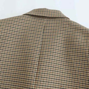 Dora Oversized Checked Blazer