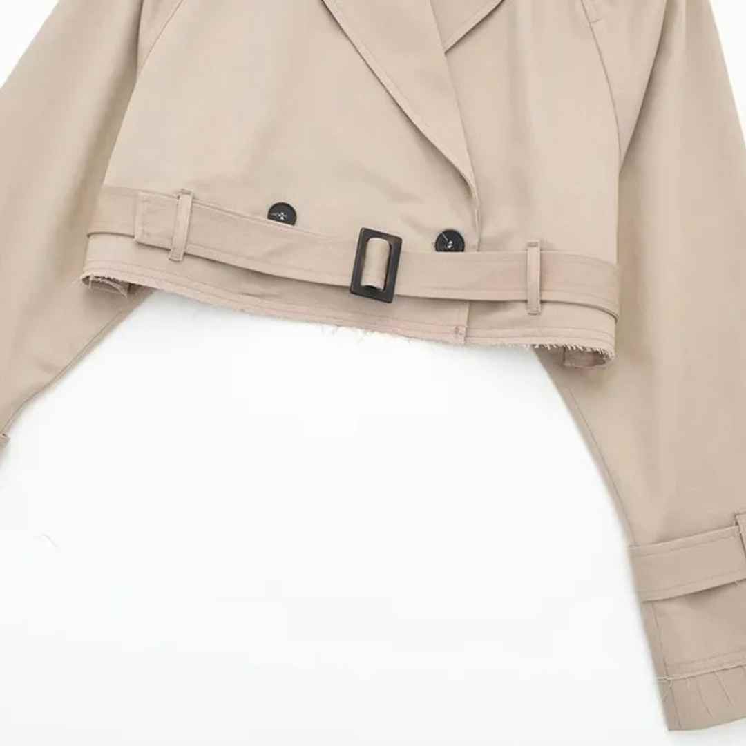 Luiza Cropped Trench Coat