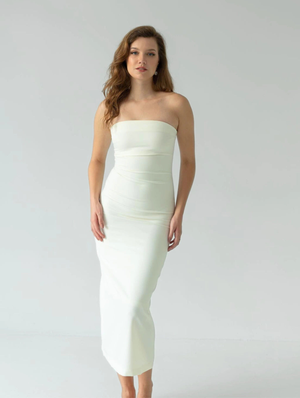 Kali Strapless Midi Dress